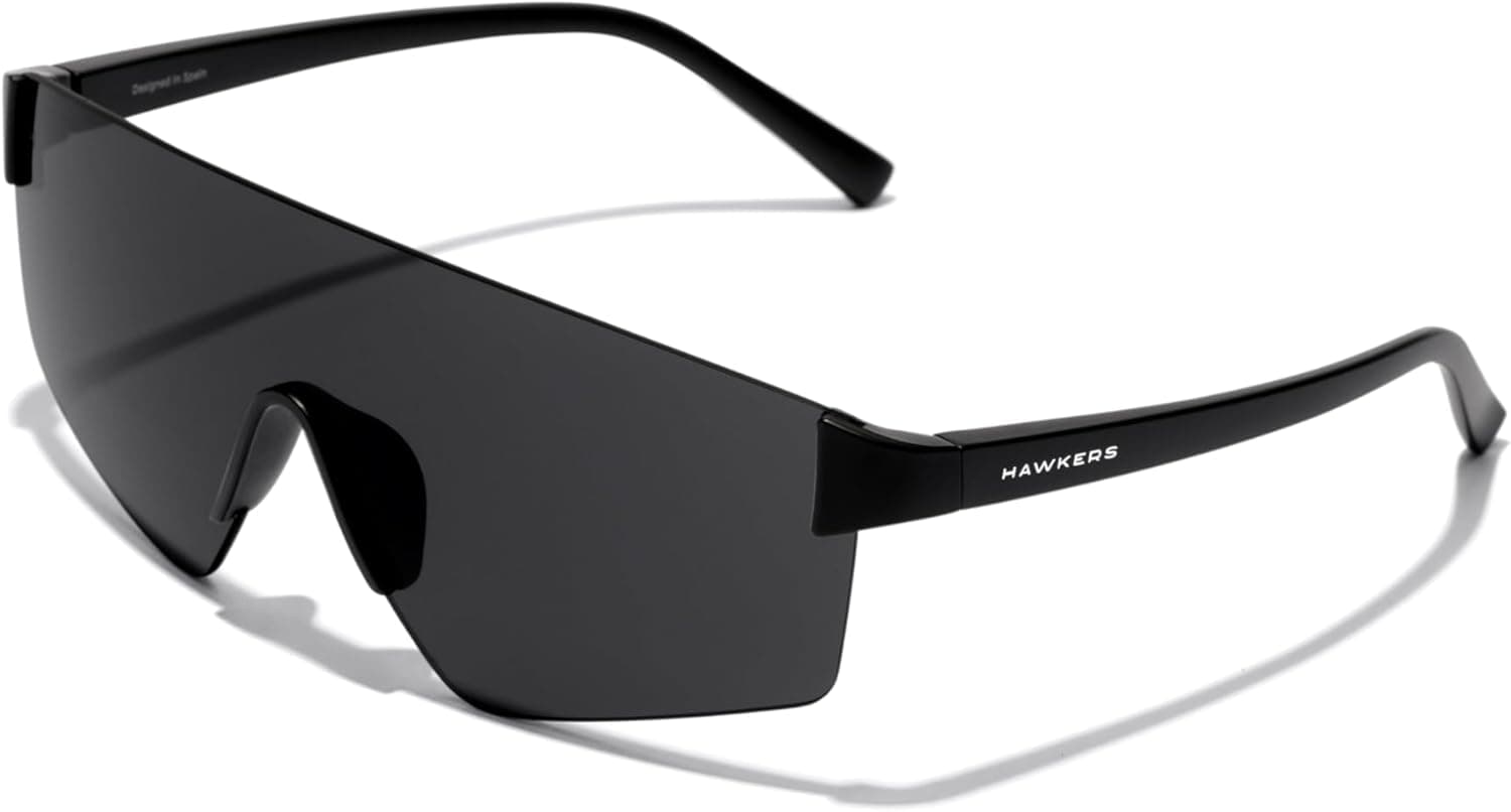 HAWKERS Aero | Óculos de sol unissexo com armação preta e lentes escuras