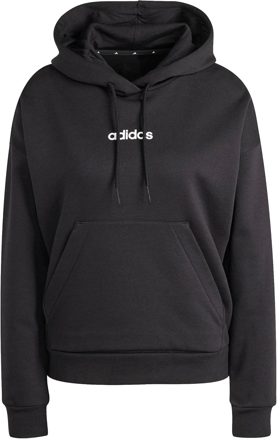 adidas Essentials Linear Fleece Hoodie camisola com capuz para mulher