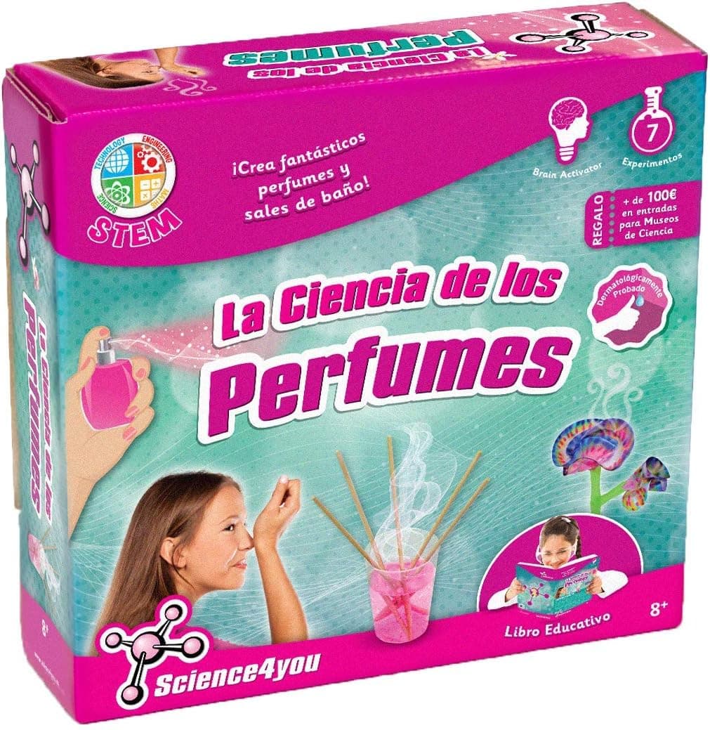 Science4You - A ciência dos perfumes - brinquedo educativo STEM, para o desenvolvimento da imaginação. A partir dos 8 anos, multicolorido