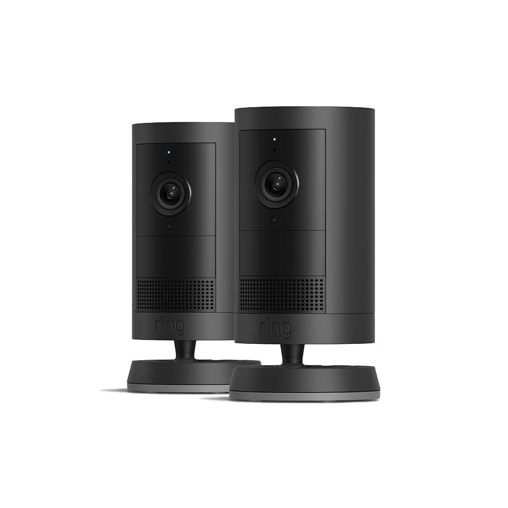 Ring Outdoor Camera Plus | Pack de 2 câmaras exteriores sem fios com vídeo 2K e bateria recarregável