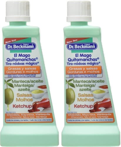 Dr. Beckmann El Mago Quitamanchas | Removedor de manchas de gordura e molhos para roupa, 50 ml