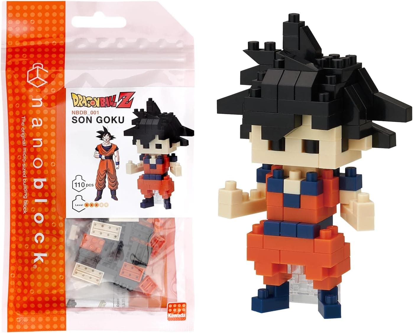 NEWPROJET Itália SRL Dragon Ball Z - NANOBLOCK Goku 130 peças