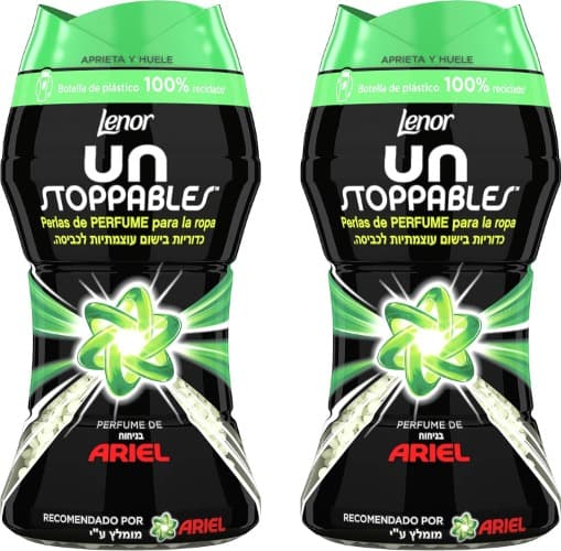Lenor Unstoppables | Potenciador de fragrância para roupa com aroma fresco, 154 g x 2