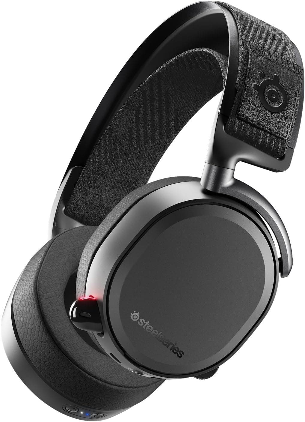 SteelSeries Arctis Pro Wireless - Auscultadores duplos sem fios para jogos (2.4G e Bluetooth) - Sistema de bateria dupla - Auscultadores sem fios pretos Arctis Pro