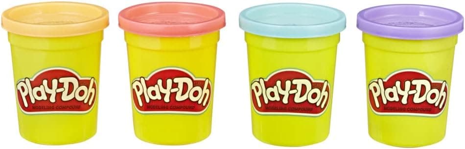 Play-Doh 4 frascos de 113 g, cores sortidas