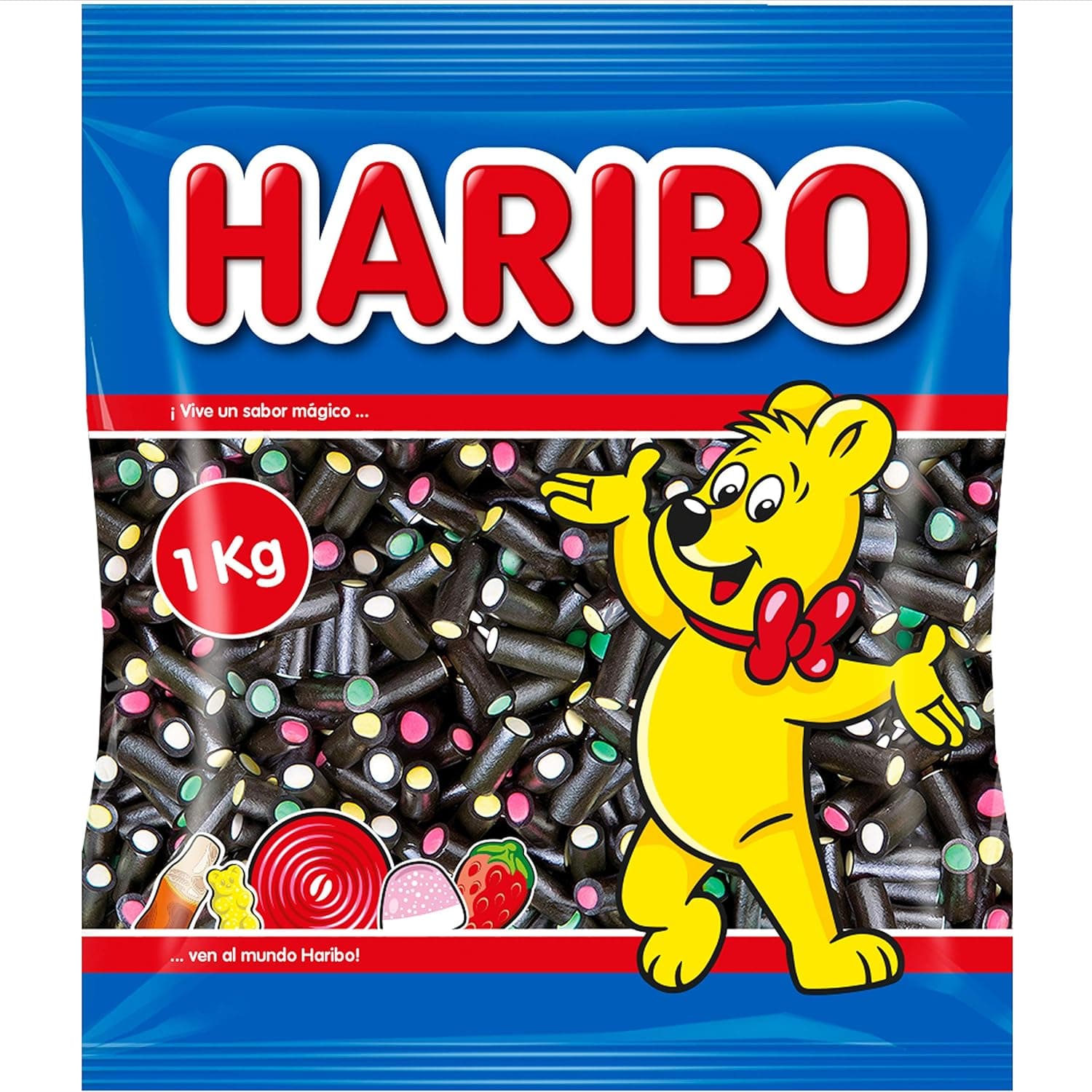 HARIBO Bala-bola pretos, 1000 gramas