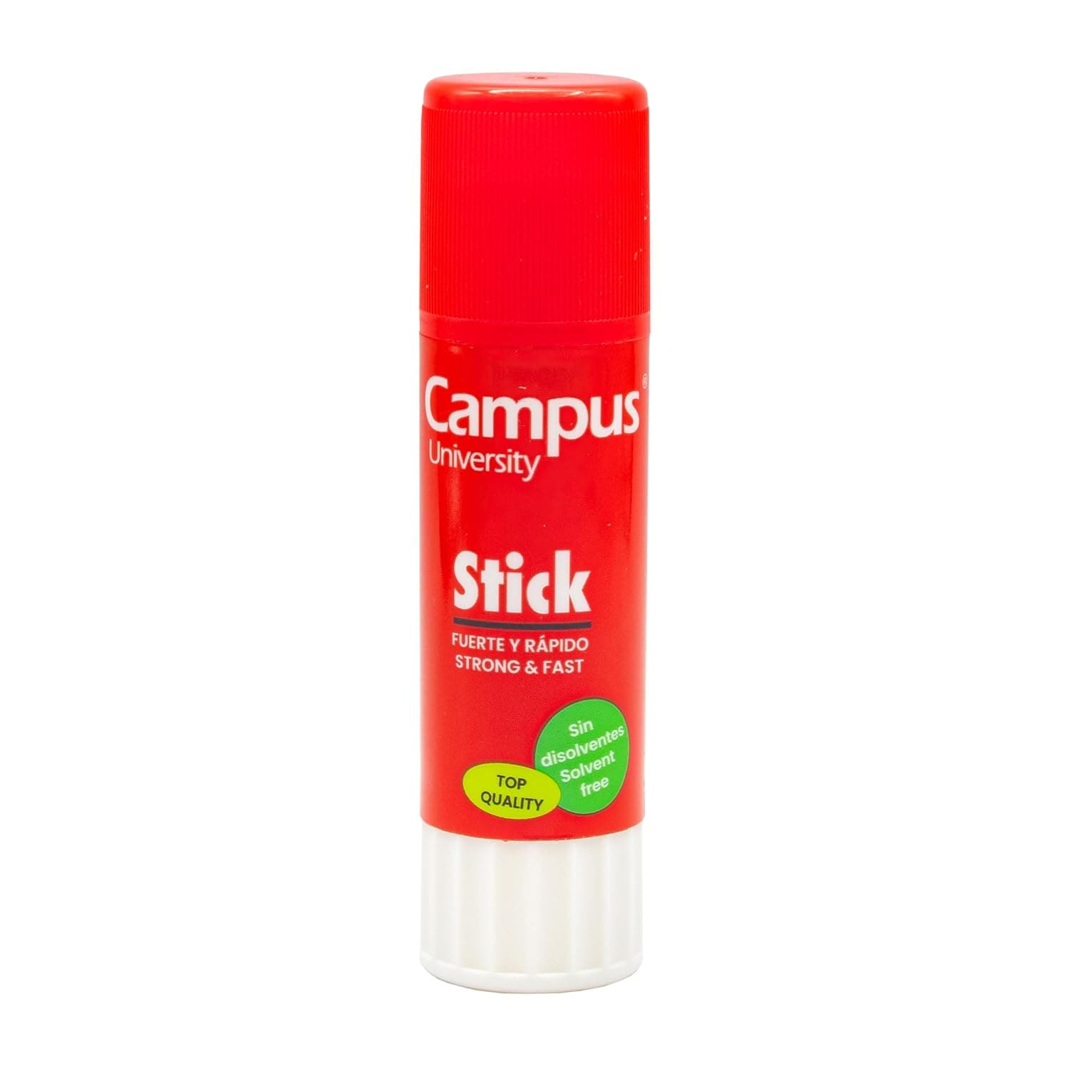 Campus Barra de cola, cola em barra escolar de secagem rápida, cauda escolar de grande adesão ideal para trabalhos manuais, escritório e uso escolar (8 g - 1 unidade)