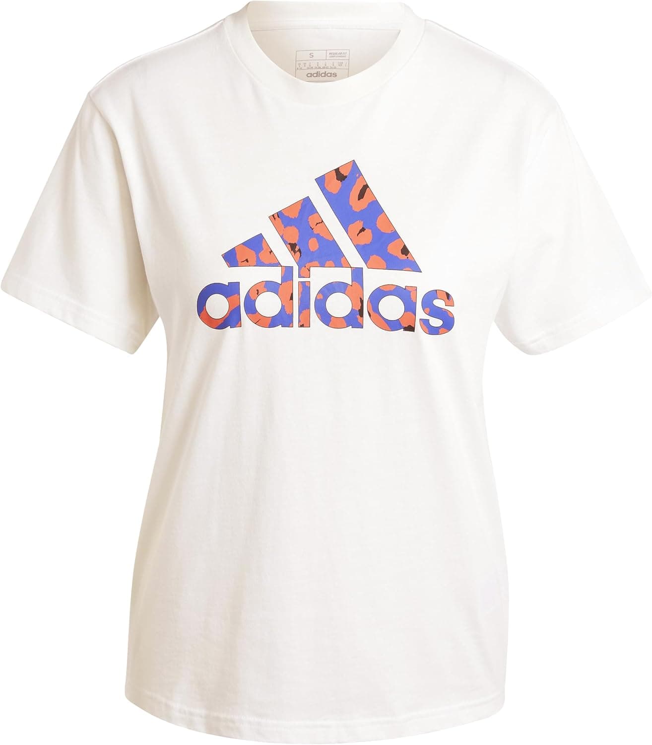 adidas Animal Graphic T-shirt gráfica de manga curta para mulher