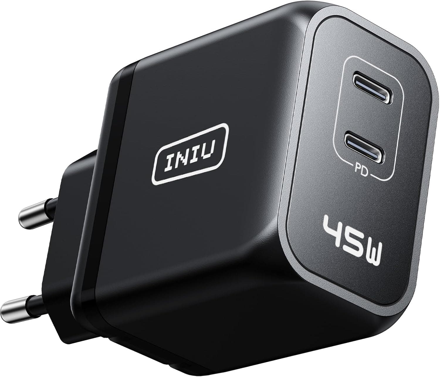 Carregador USB C de 45W, INIU carregador rápido de parede compacto