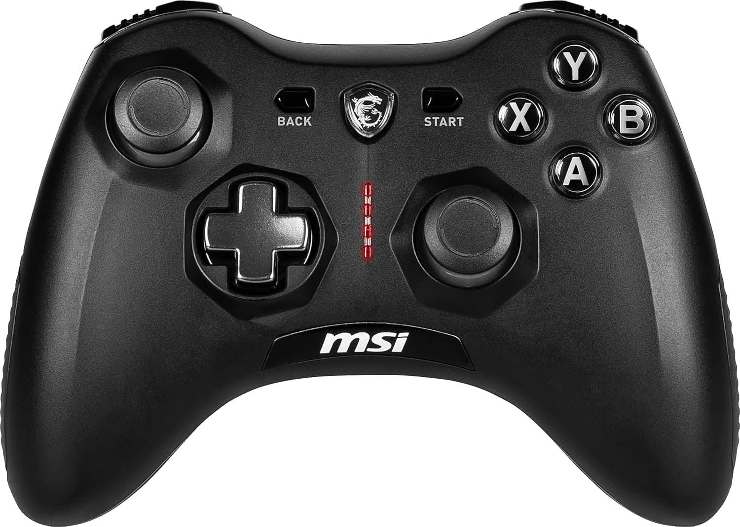 MSI FORCE GC20 V2 | Comando com fio para PC com vibração dupla e D-Pad intercambiável