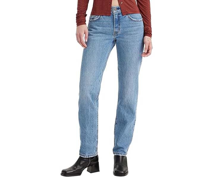 Levi's Middy Straight Calças de ganga para mulher