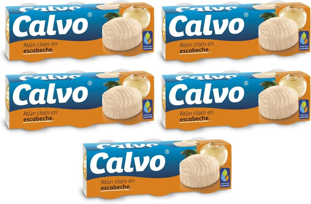 Calvo - Atum claro em escabeche, 80 g x 15