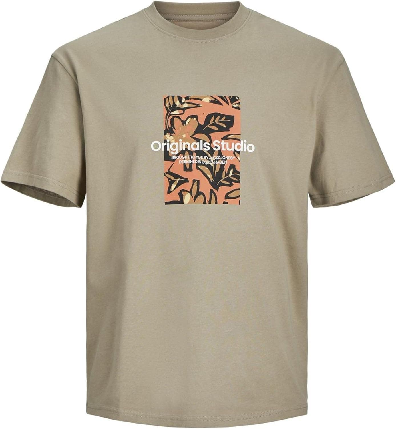 Jack & Jones Jorsequoia tee SS Crew Neck t-shirt para homem