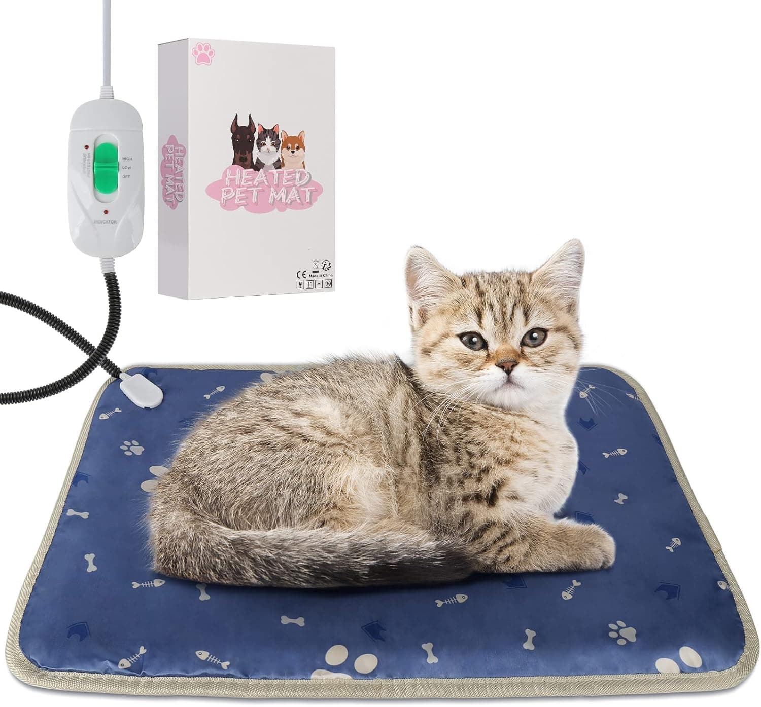 Cama de cão lavável para cães grandes, casota impermeável para cães, tapete reversível para cães para o verão e inverno, tapete macio para cães grandes