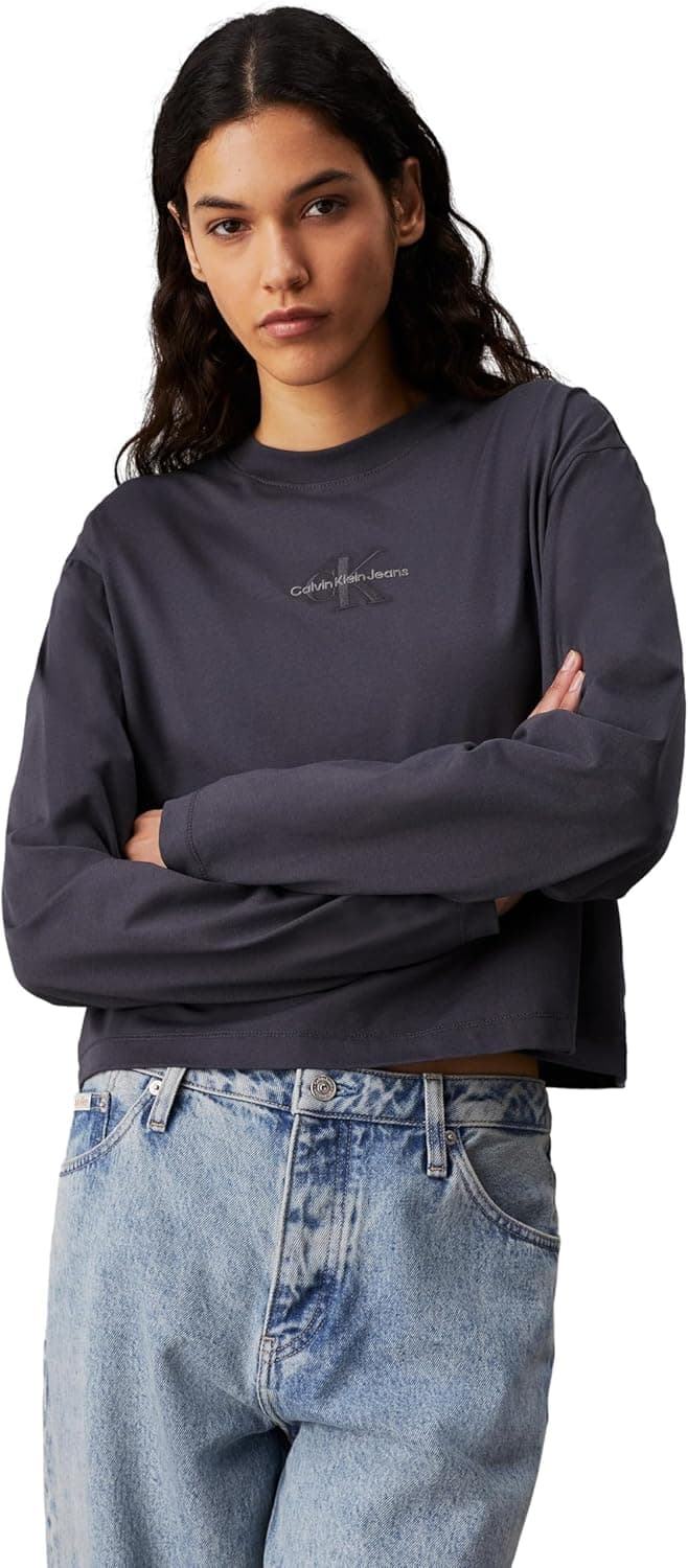 Calvin Klein Camiseta de Manga Larga para Mulher