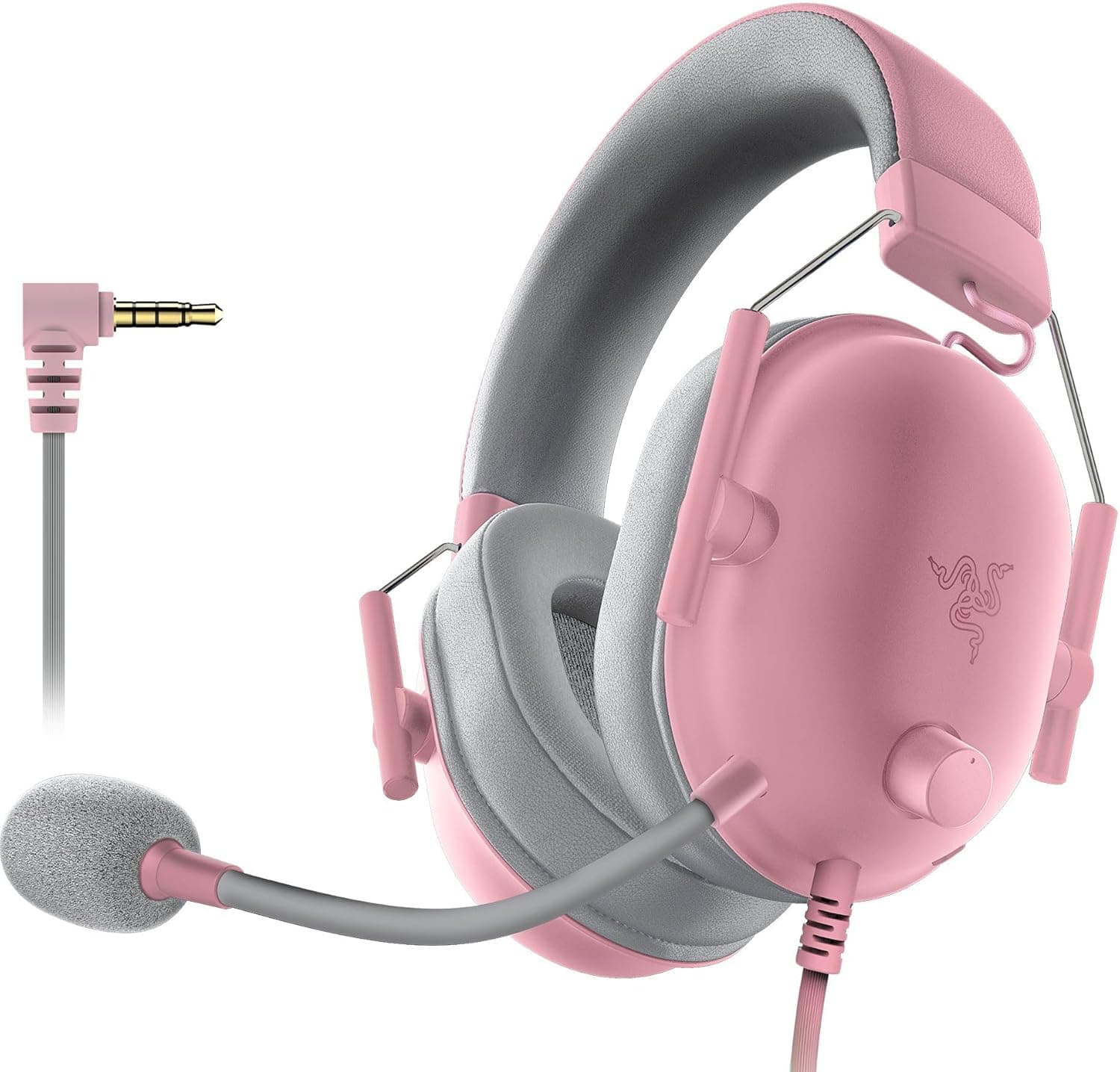 Razer BlackShark V2 X (Xbox) Auriculares E-Sports com cabo para a consola Xbox S, X (250 g, microfone cardioide, transdutores de 50 mm, cancelamento passivo de ruído, conector de 3,5 mm) Quartz