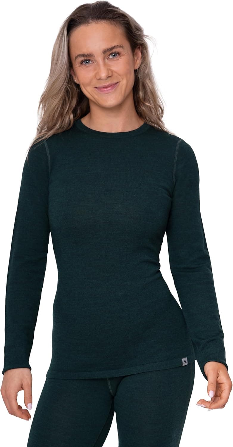 DANISH ENDURANCE Camisola térmica de lã Merino para mulher
