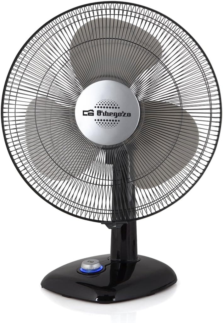 Orbegozo TF 0144 | Ventoinha de mesa oscilante de 40 cm com 3 velocidades e 50 W