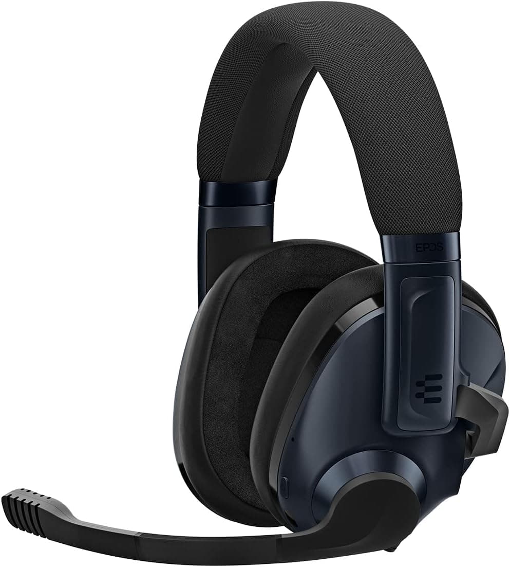 EPOS H3Pro Auriculares sem fios híbridos Gaming para PC - auriculares com microfone com cancelamento de ruído aprimorado e mistura de áudio, compatível com Windows 10 (preto)