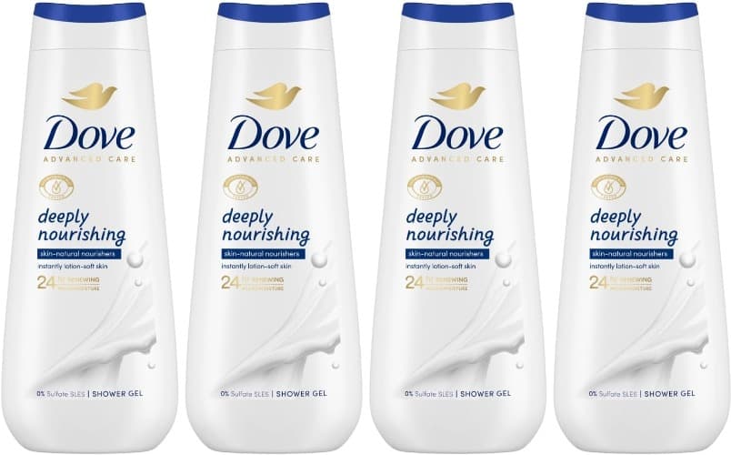 Dove Advanced Care gel de duche hidratação profunda hidratante natural 600 ml
