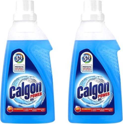 Calgon Gel 4 em 1 | Anticalcário em gel para máquina de lavar que elimina odores, sujidade e previne corrosão, 750 ml x 2
