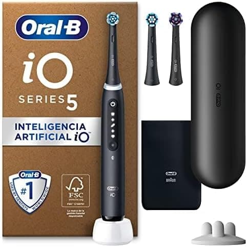 Oral-B iO 5N Escova de dentes elétrica and Clean cabeças de substituição originais