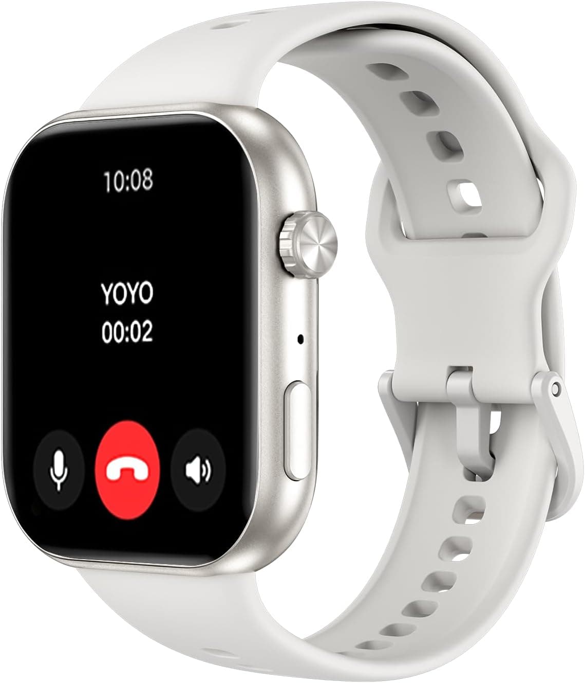 HONOR Choice Watch 2i, 1,85 polegadas AMOLED, chamadas Bluetooth Smart Watch, Spo2, 1ATM, IP68, compatível com Android e iOS, branco