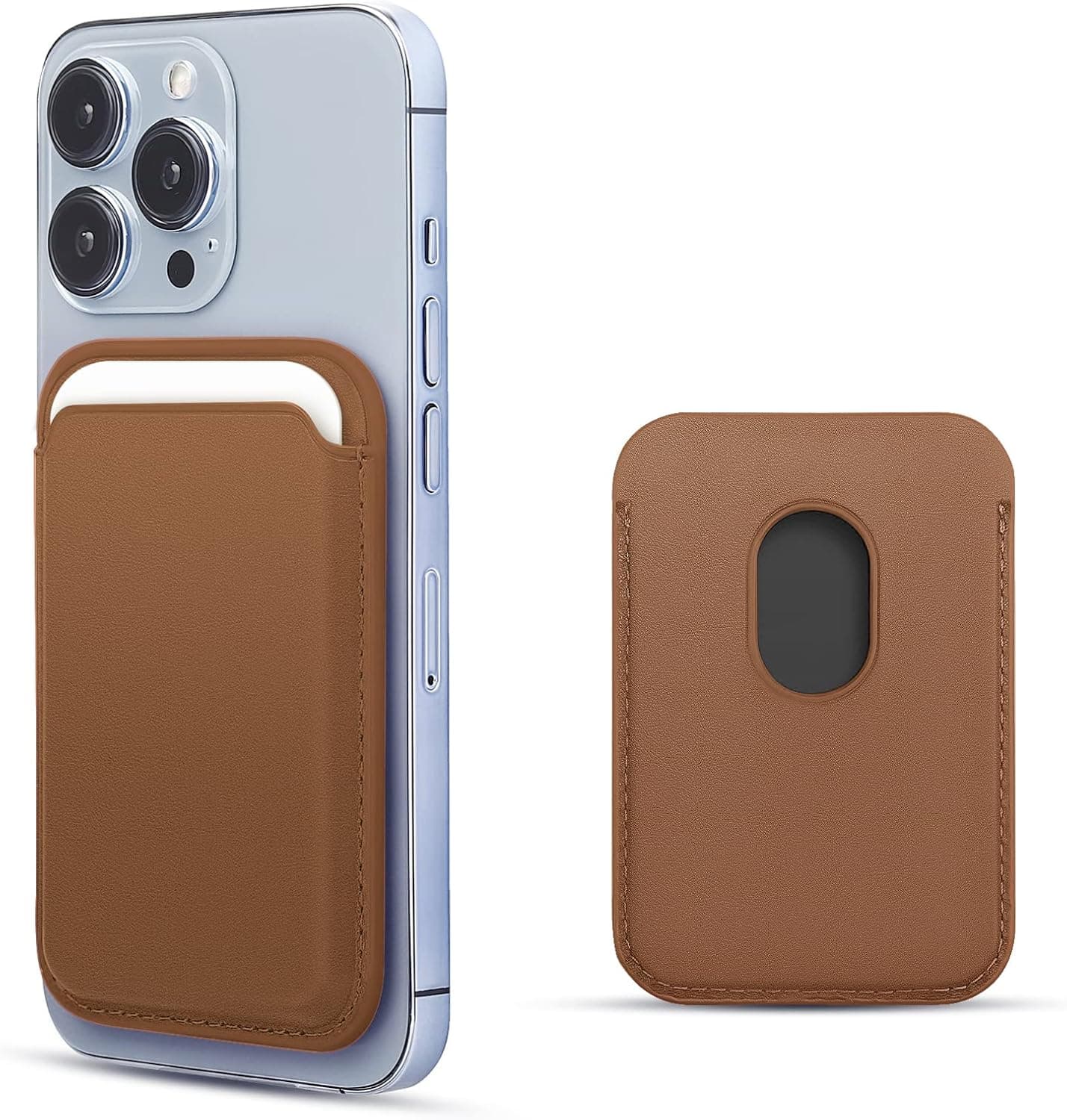 WALLFID | Porta-cartões em pele com MagSafe compatível com iPhone e proteção RFID