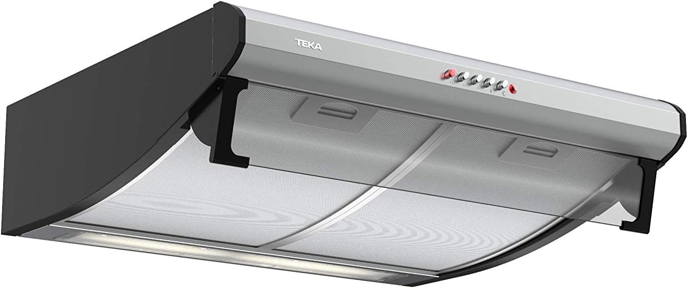 TEKA Campânula extrator integrada 60 cm, 2 motores, 3 velocidades, iluminação LED, recirculação ou saída exterior, C 6420