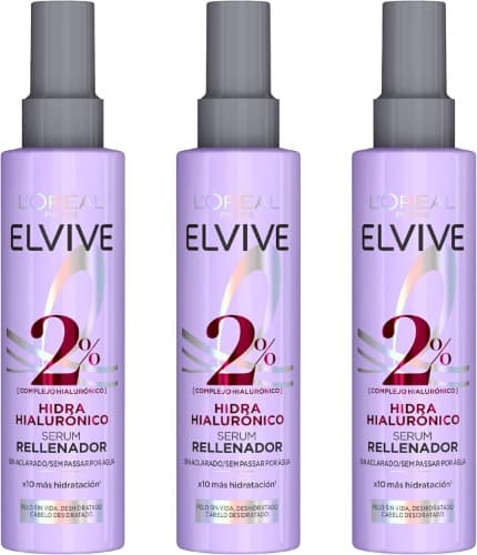 L'Oreal Paris Elvive Serum, roxo, 150 ml x 3