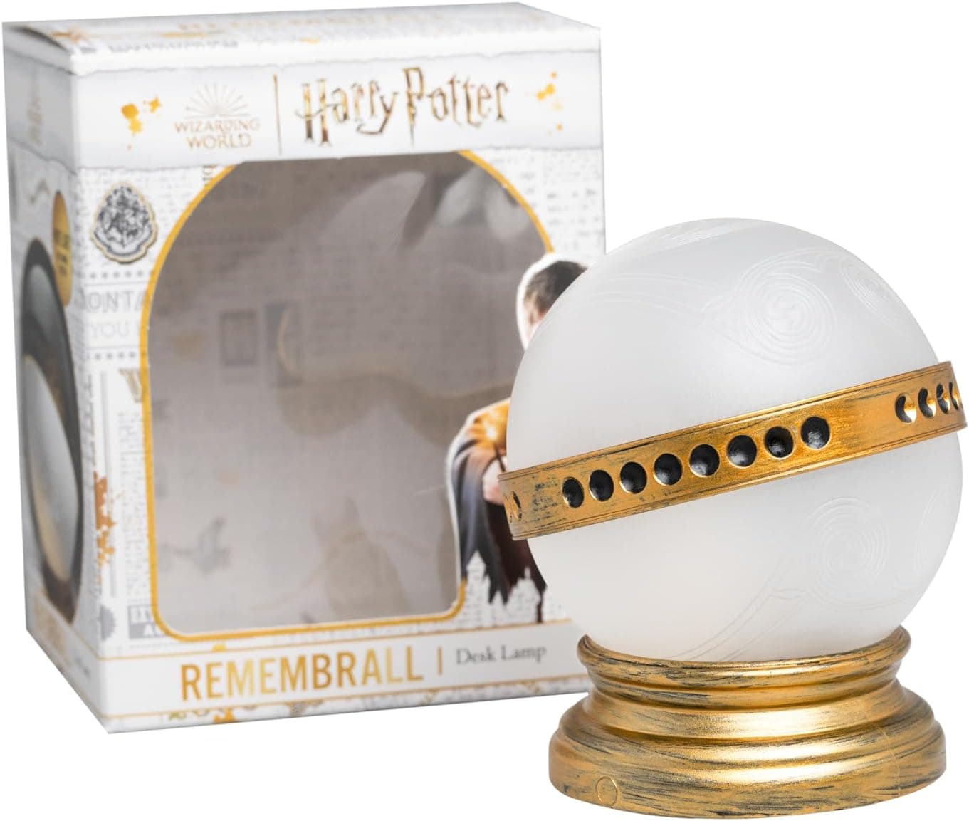 Candeeiro Harry Potter Remembrall - presente de aniversário Harry Potter - candeeiro de secretária USB e pilhas em mudança de cor | Figuras Harry Potter ideal decoração gaming, merchandising oficial