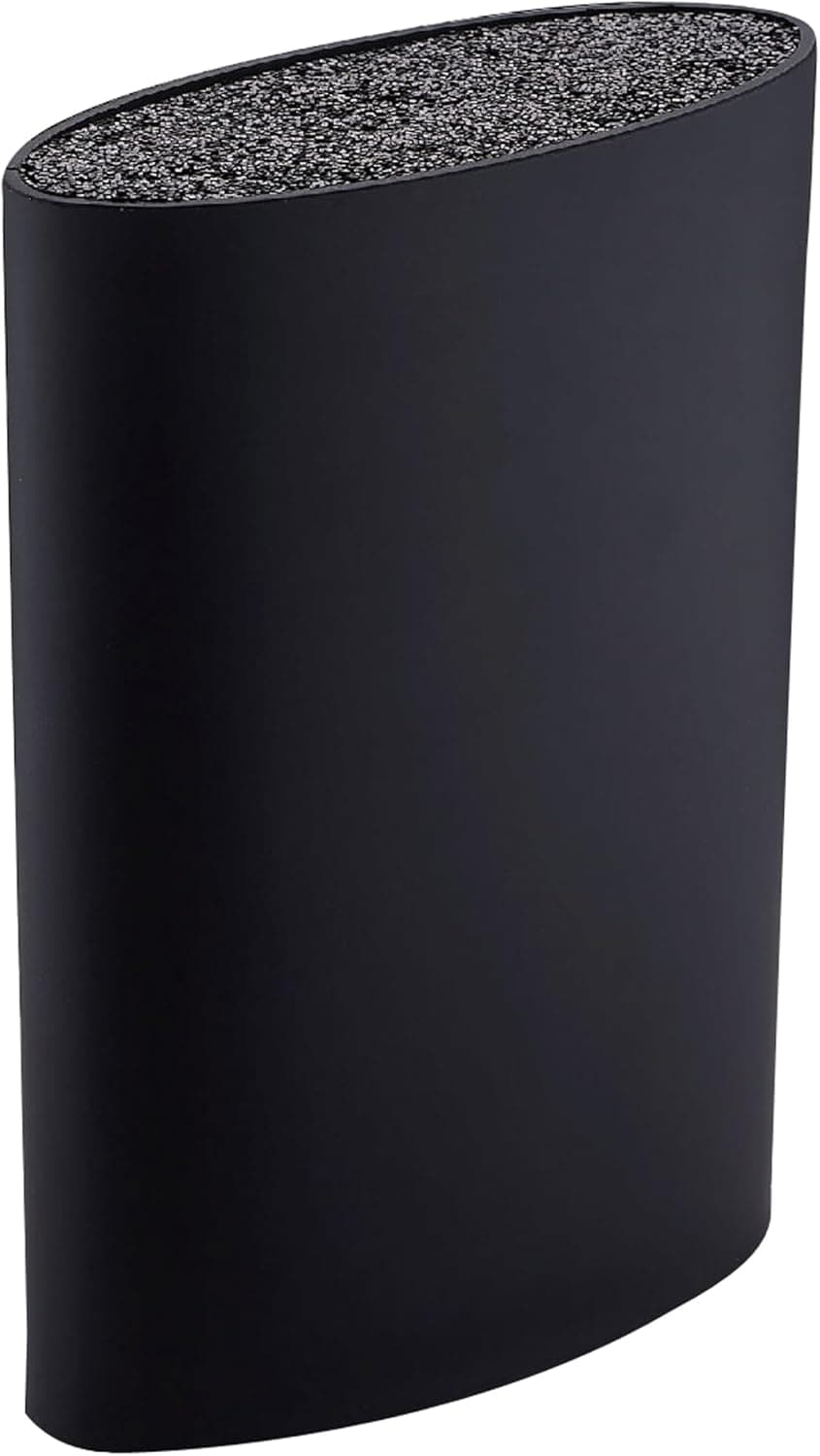 San Ignacio Black & White - Tacoma/bloco universal para facas - tamanho 15,6 x 6,6 x 22 cm fabricado em PET de boa resistência - cor preta elegante - boa durabilidade e qualidade