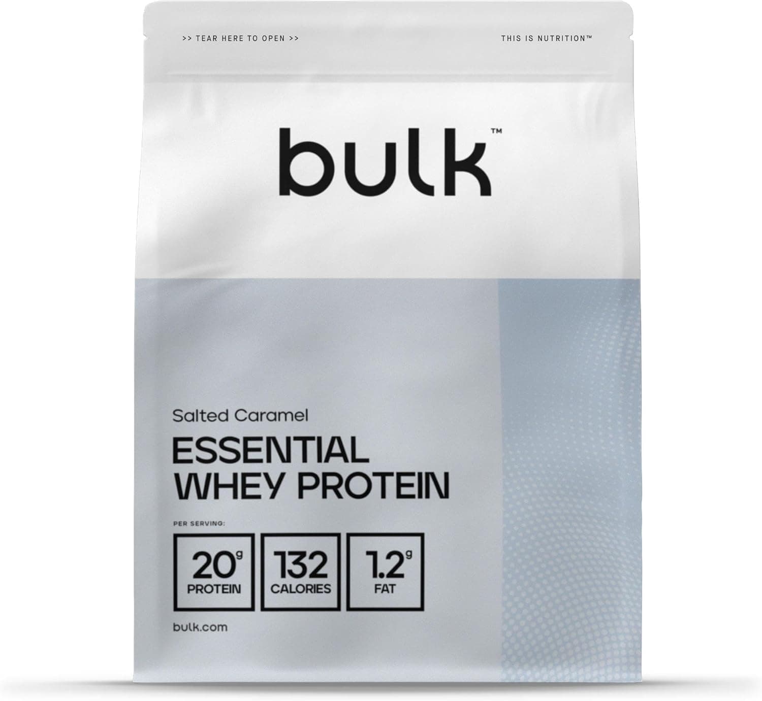 Bulk Essential Whey Protein, caramelo salgado, 1 kg, 28 doses