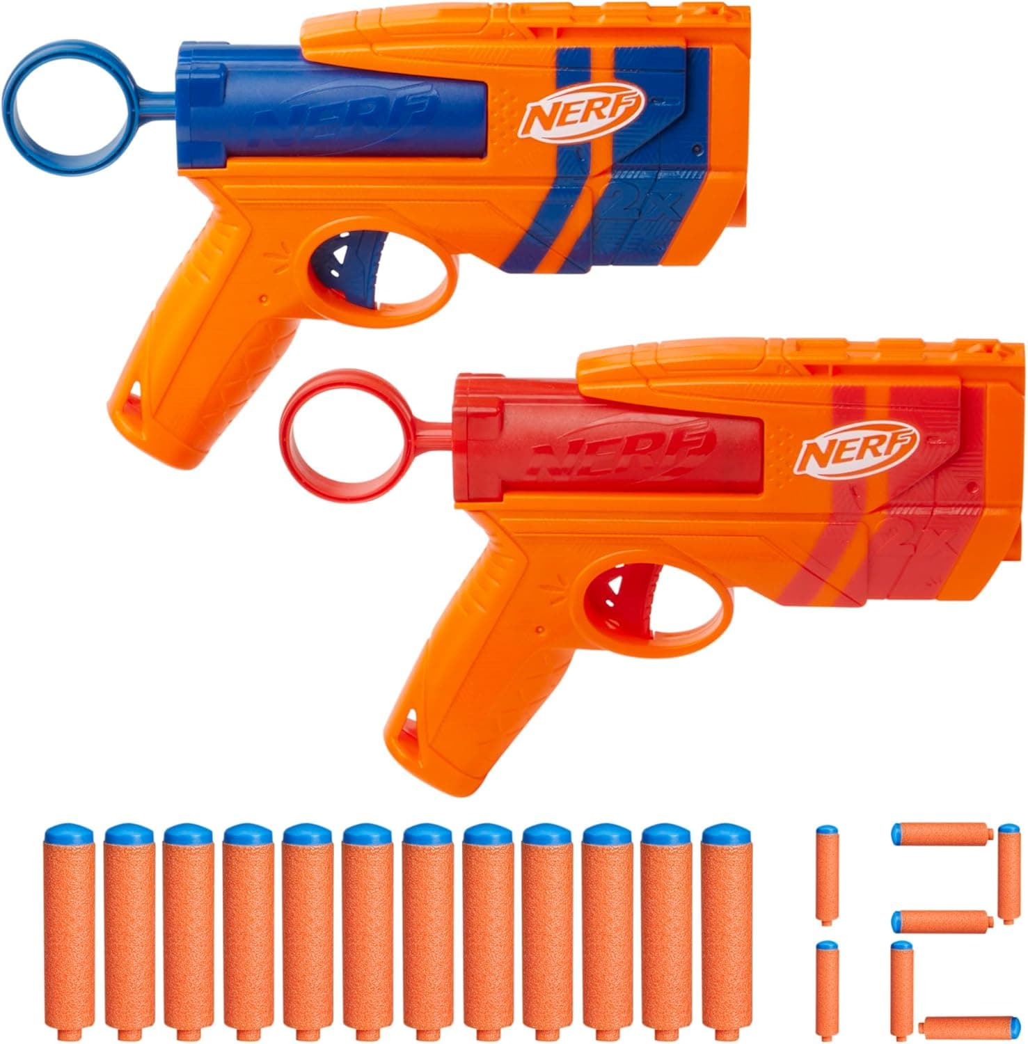 Nerf N Series Duo Pack | Conjunto de 2 lançadores de espuma com 12 dardos para crianças a partir dos 8 anos