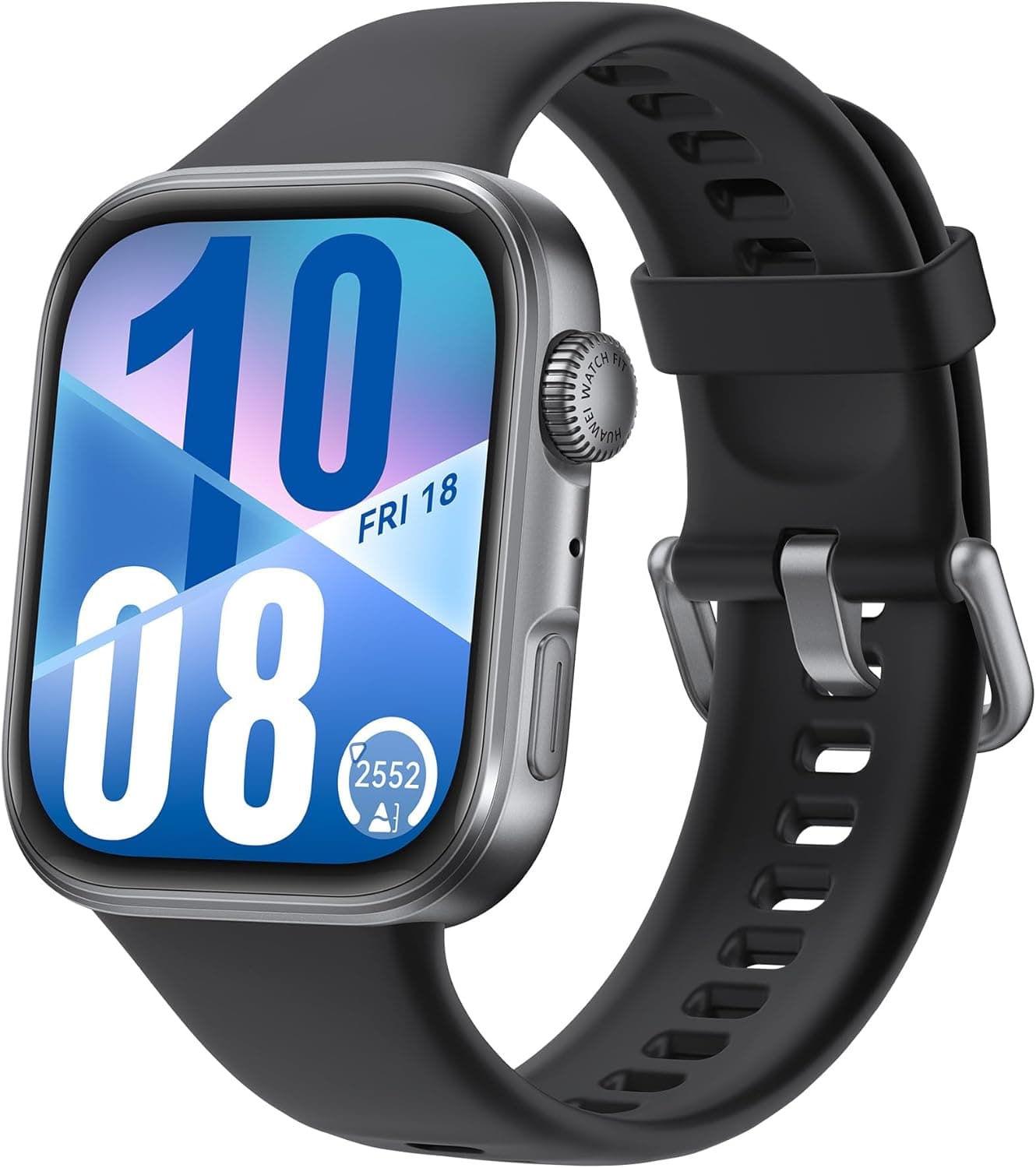 HUAWEI Watch FIT 4 Smartwatch, 100 modos de treino, ultrafino, rastreador de atividade física, bateria com duração até 10 dias, iOS e Android, estrutura em alumínio, ecrã AMOLED, GPS, preto