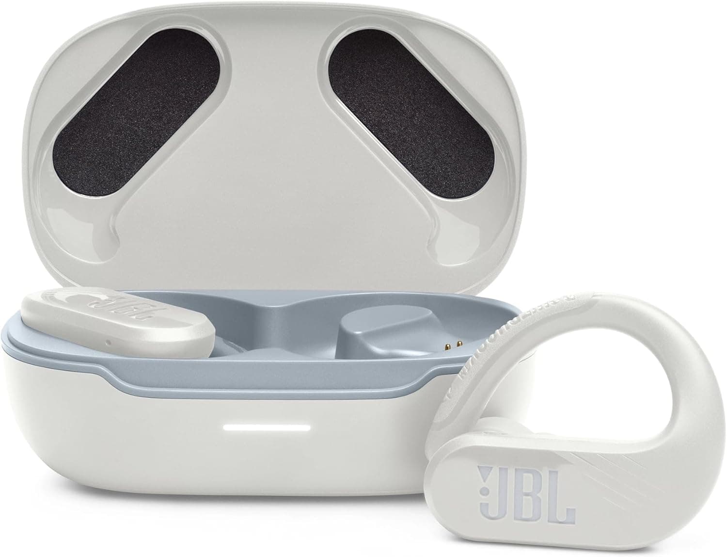 JBL Endurance Peak 3, auriculares ativos sem fios com resistência à água IP68 e até 50 horas de duração da bateria, em branco