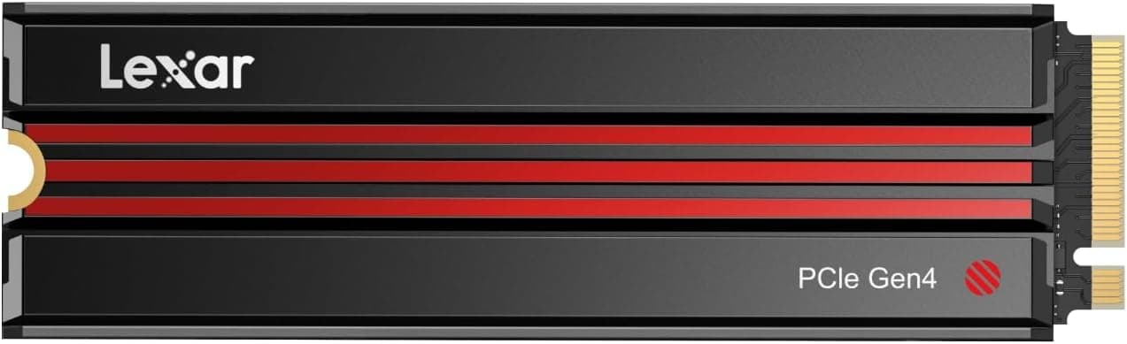 Lexar EQ790 | SSD interno M.2 1TB PCIe Gen4x4 NVMe com dissipador de calor até 7000MB/s, compatível com PS5 e PC