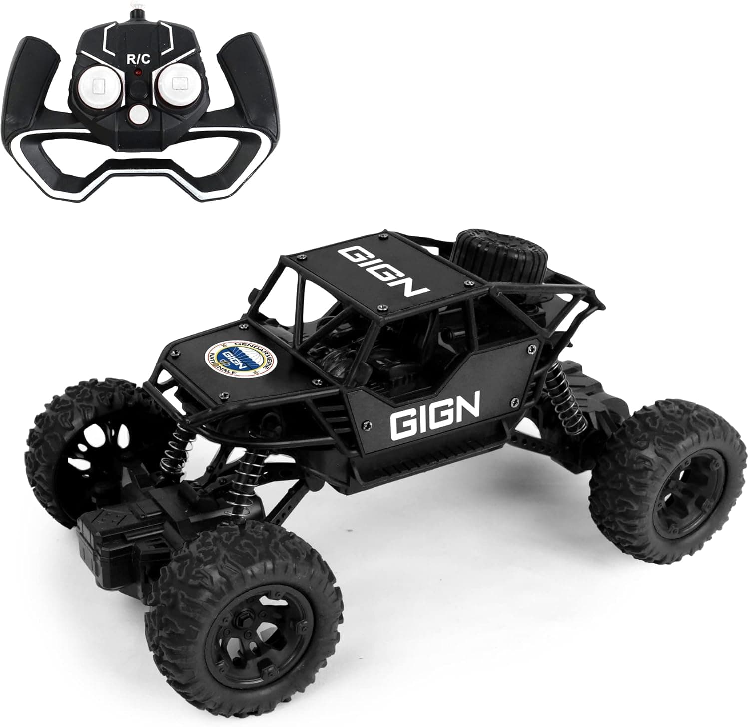 Turbo Challenge GIGN 4X4 | Carro telecomandado 1:18 com bateria recarregável para crianças a partir dos 4 anos