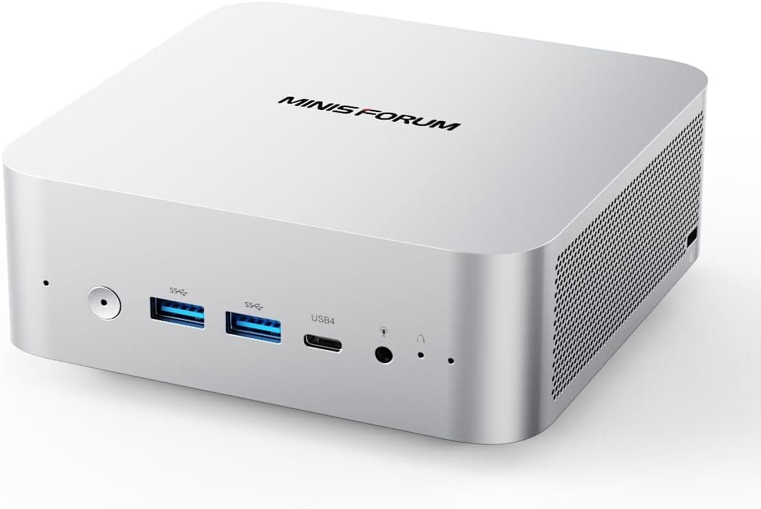 MINISFORUM M1 Pro-125H | Mini PC Intel Core Ultra 5 com 32 GB RAM, SSD 1 TB, suporte para 4 monitores e WiFi 7