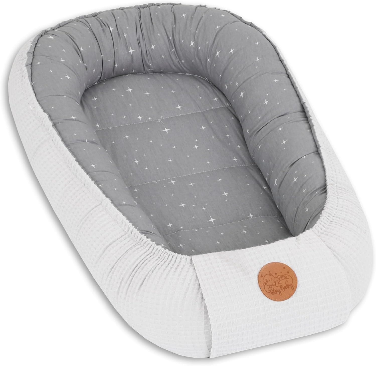 Ninho bebé recém-nascido 90 x 50 cm, redutor berço boné de cocho ninho para dormir cocé de algodão coco ideal para bondola moisés e viagem Galaxy