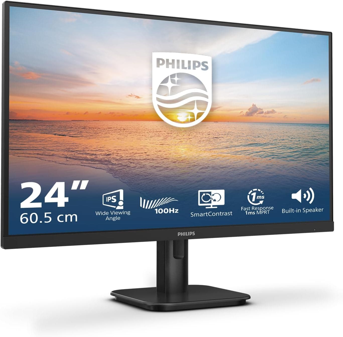 Philips 24E1N1200A | Monitor FHD 24 polegadas com 120 Hz, IPS e Adaptive Sync