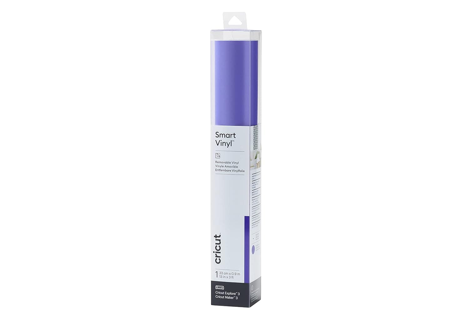 Cricut Smart Vinyl removível vinil inteligente removível, roxo, 0,9 m (3 pés)
