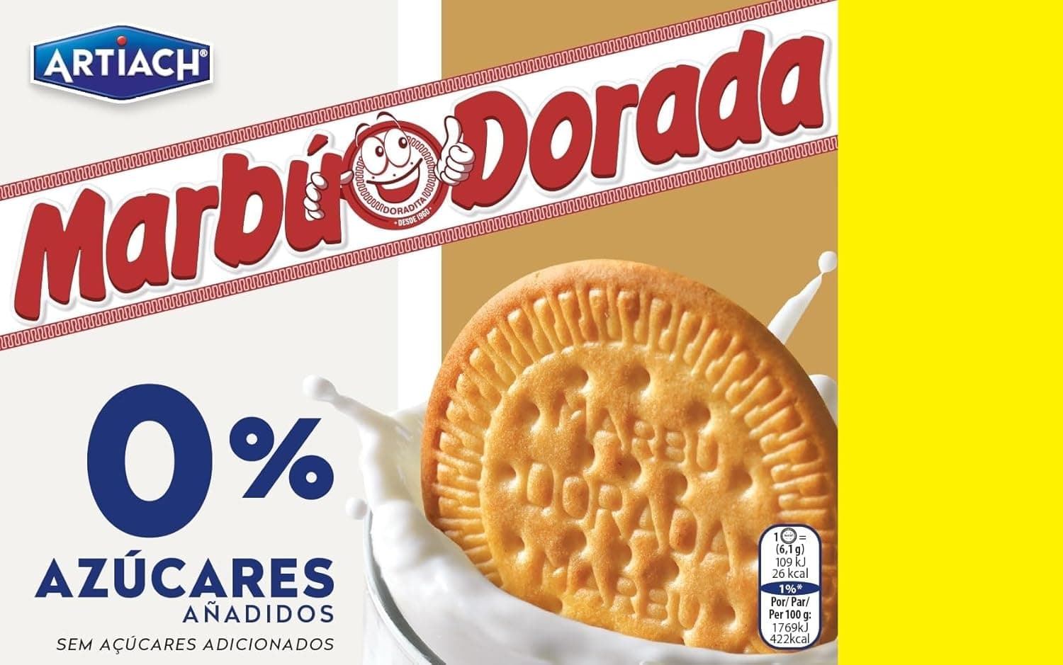 Marbú 0% açúcares 300 g + 100 g grátis