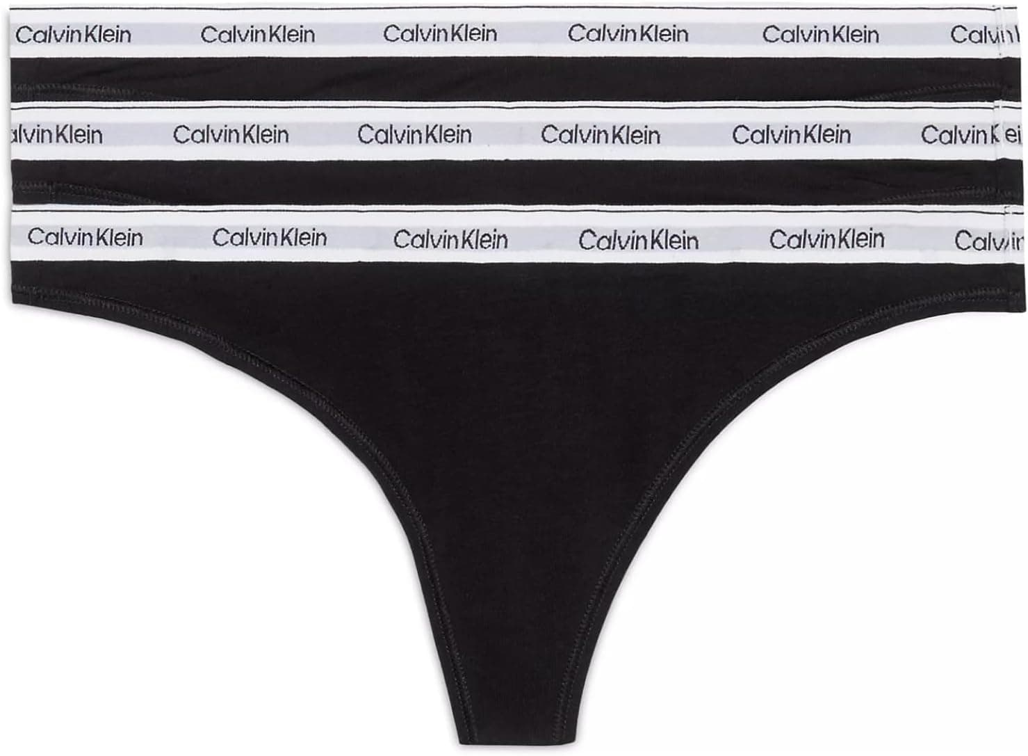 Calvin Klein Cuecas tipo tanga para mulher, pack de 3