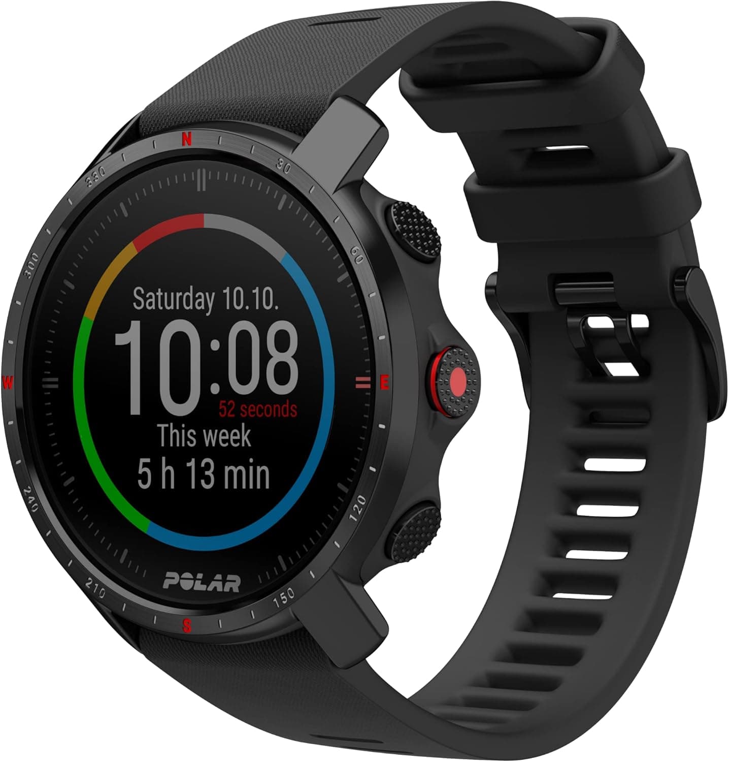 Polar Grit X Pro - GPS Multisport Smartwatch- Durabilidade militar, cristal de safira, FC no pulso, bateria de longa duração, orientação, para desportos ao ar livre, trilho running, caminhadas