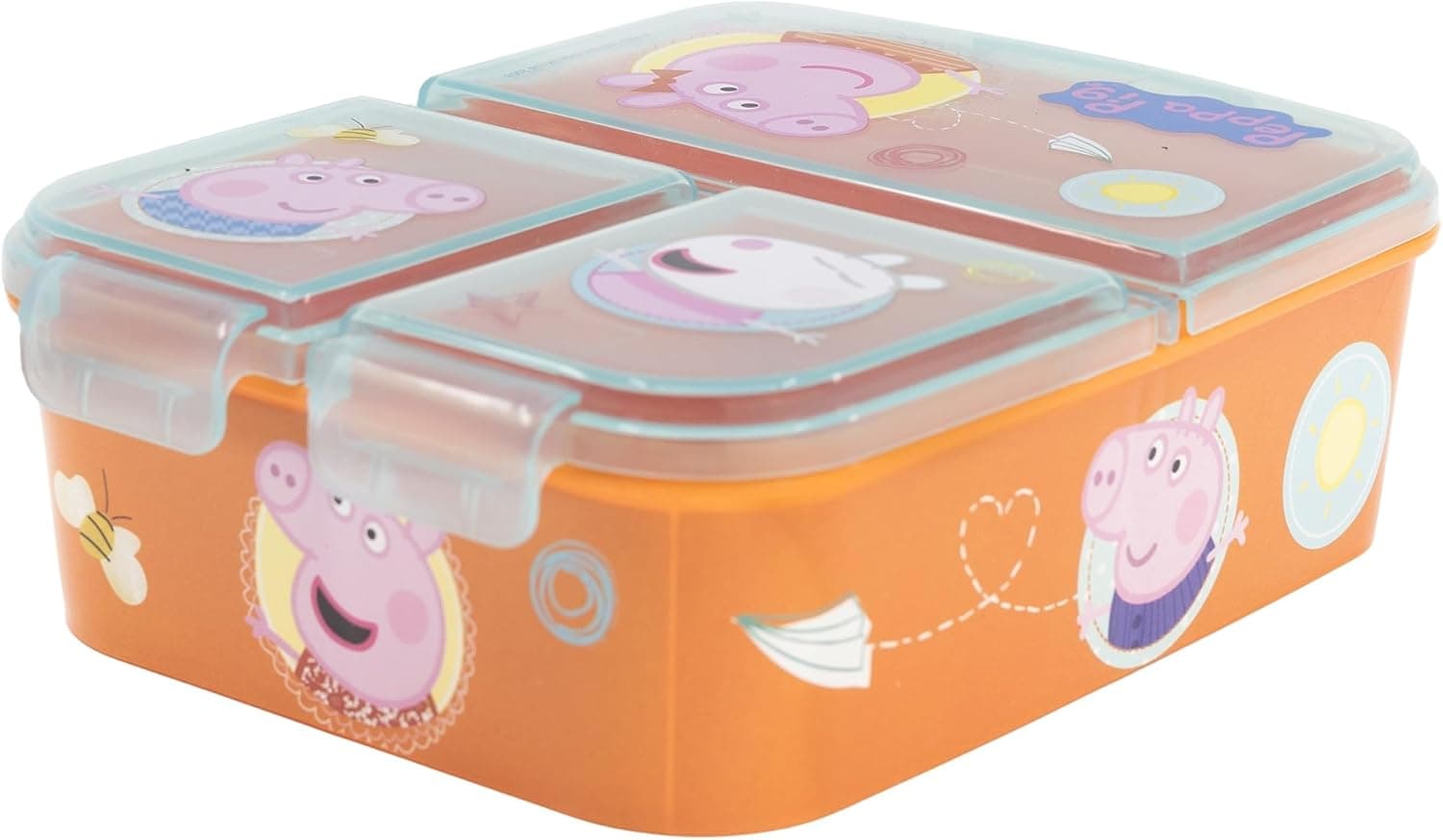 Stor Sandwich Box | Caixa de almoço com compartimentos para crianças