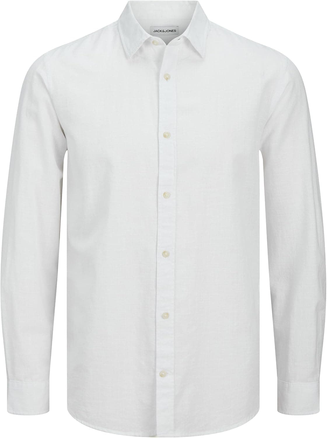 JACK & JONES Jjesummer | Camisa de manga comprida em algodão e linho para homem