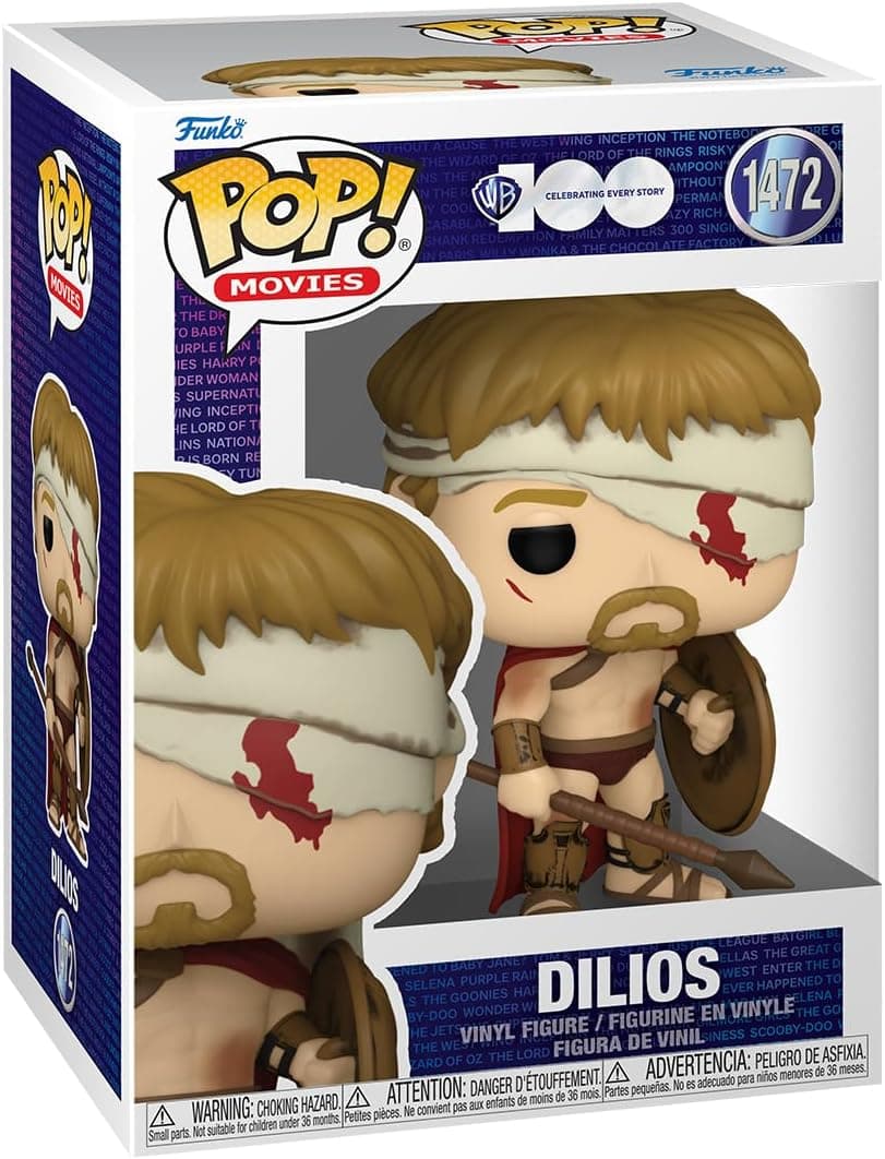 Funko Pop! Filmes: 300 - Aristodemus - Dilios - 300 The Movie 