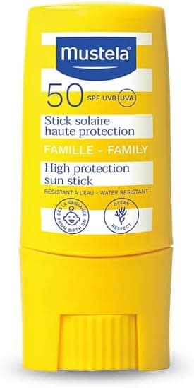 Mustela Sun Stick Proteção Muito Alta FPS50 Rosto e Lábios Crianças, 10 ml