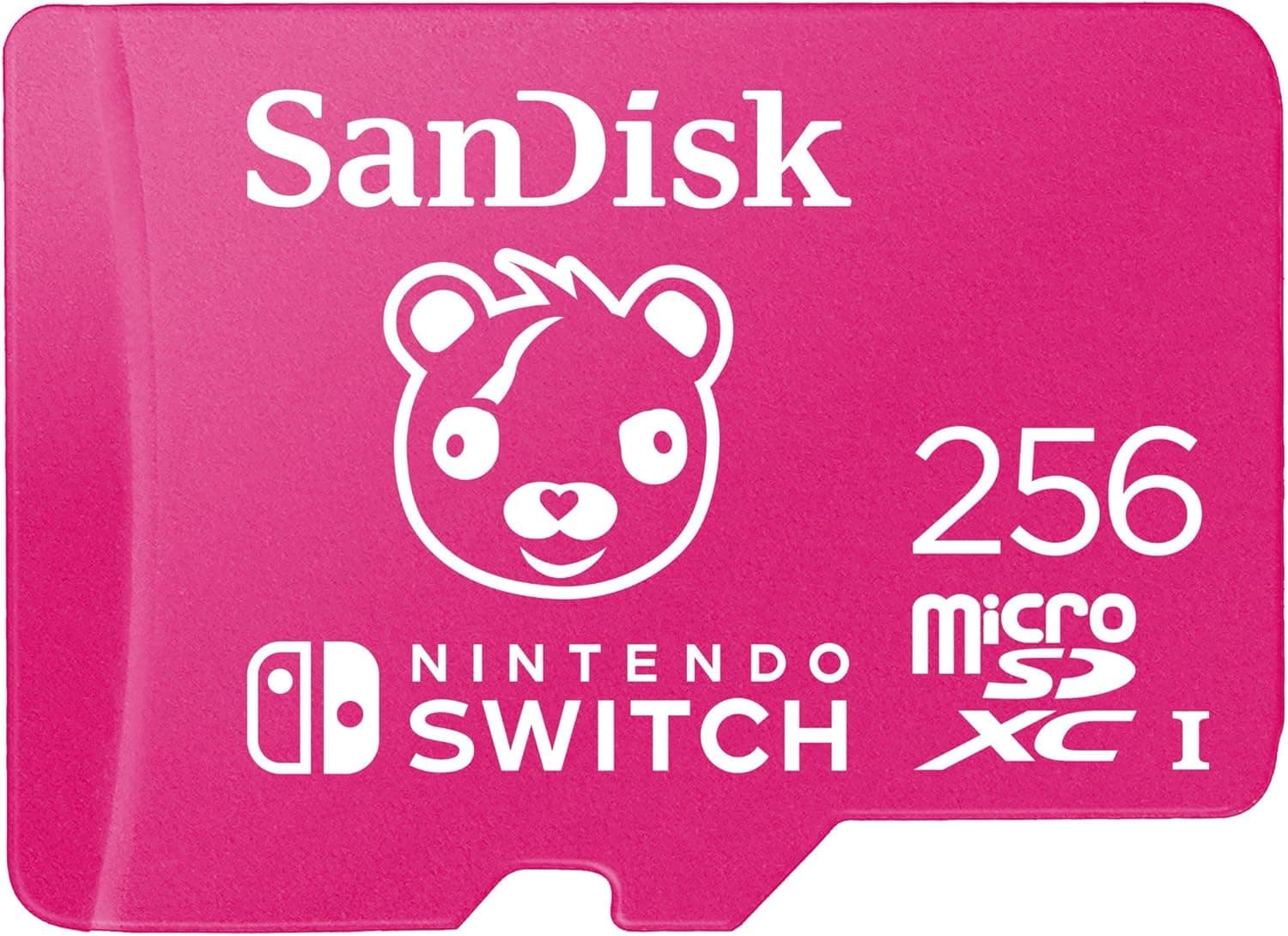 SanDisk 256GB Fortnite microSDXC Cartão para Nintendo Switch, cartão de memória licenciado pela Nintendo
